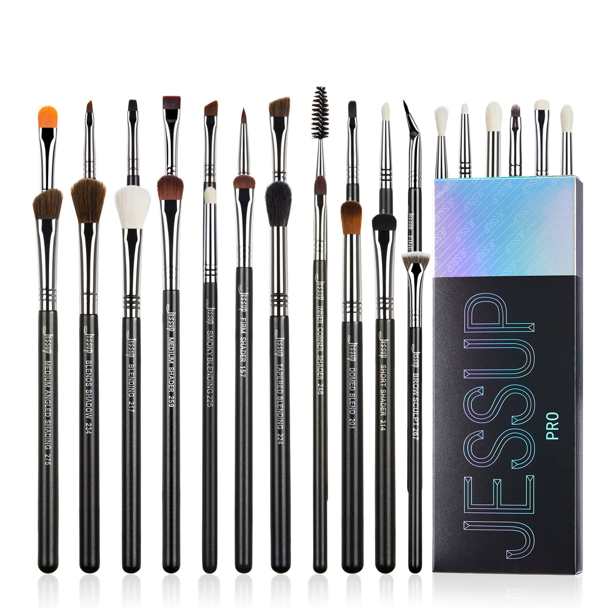 Jessup Makeup Brushes Set Professional, 35pcs Face & Eye Make up Brush T342