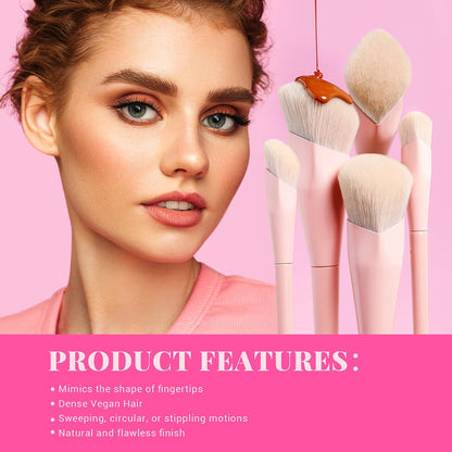 Jessup Makeup Brushes 14Pcs Makeup Brush Set Premium Synthetic Powder Foundation Contour Blush Concealer Eye Shadow Blending Liner Make Up Brush Kit Light Grey T329