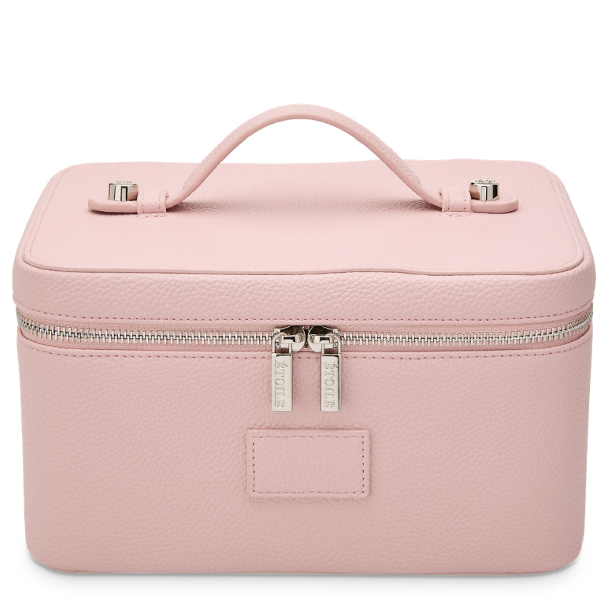 ETOILE Vanity Case Beige, Stylish Travel Makeup Bag Organizer with Dividers