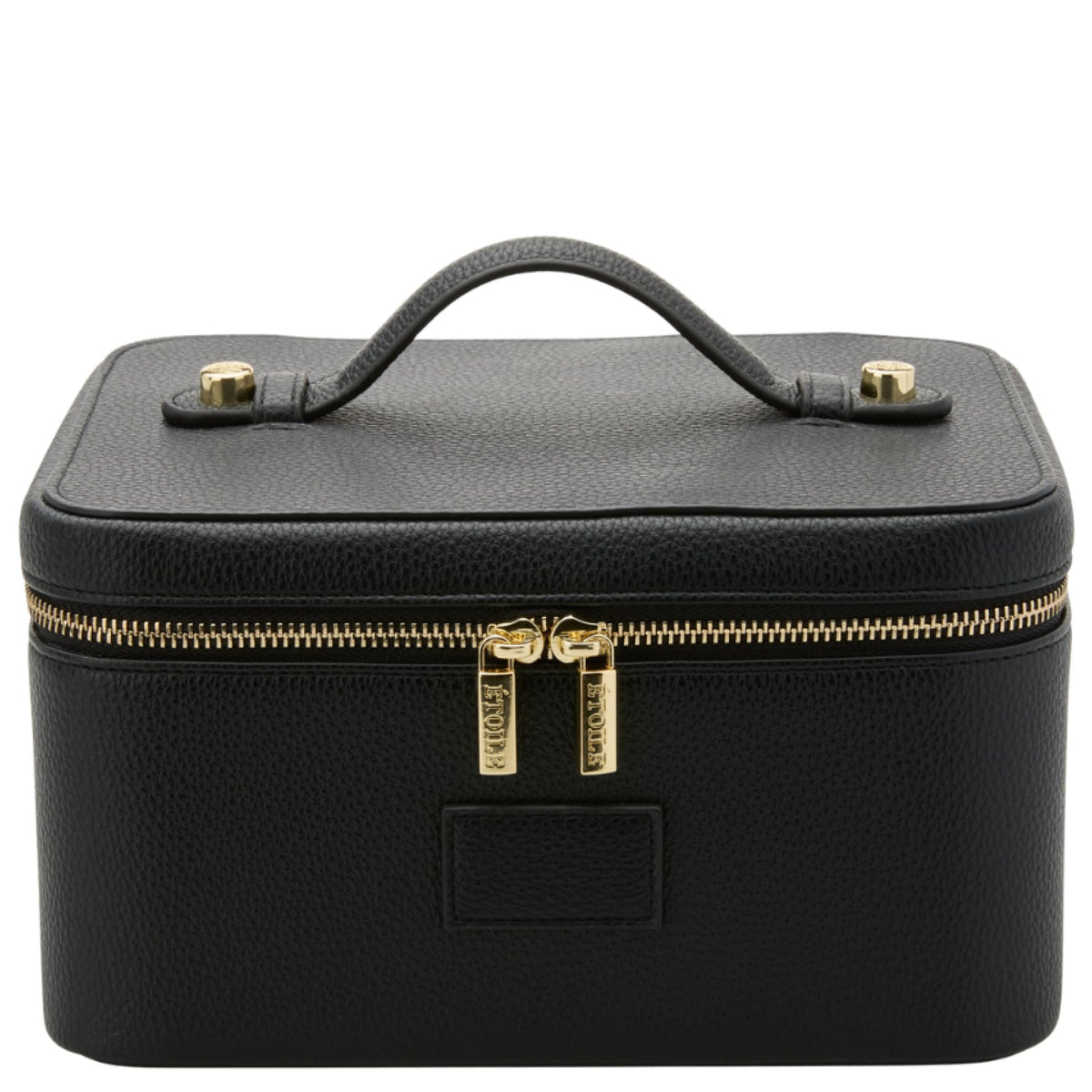 ETOILE Vanity Case Beige, Stylish Travel Makeup Bag Organizer with Dividers